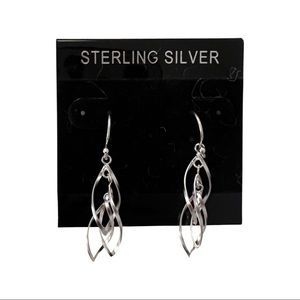 Sterling silver drop earrings NWT